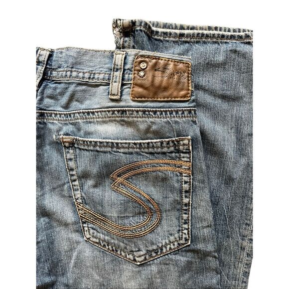 Mens Silver Zac Jeans - W34 L32 - 100% Cotton - see pics and description - Picture 13 of 16